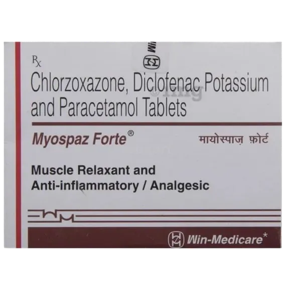 myospaz forte tablet 10's